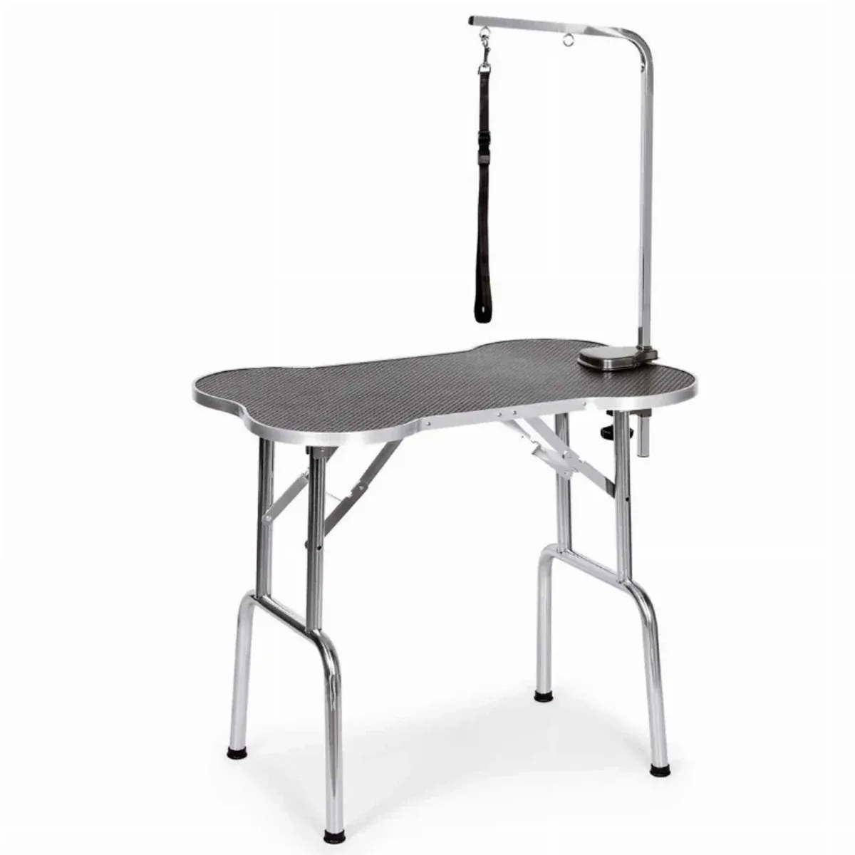 ME Bone Shaped Folding Table, 36 in Black