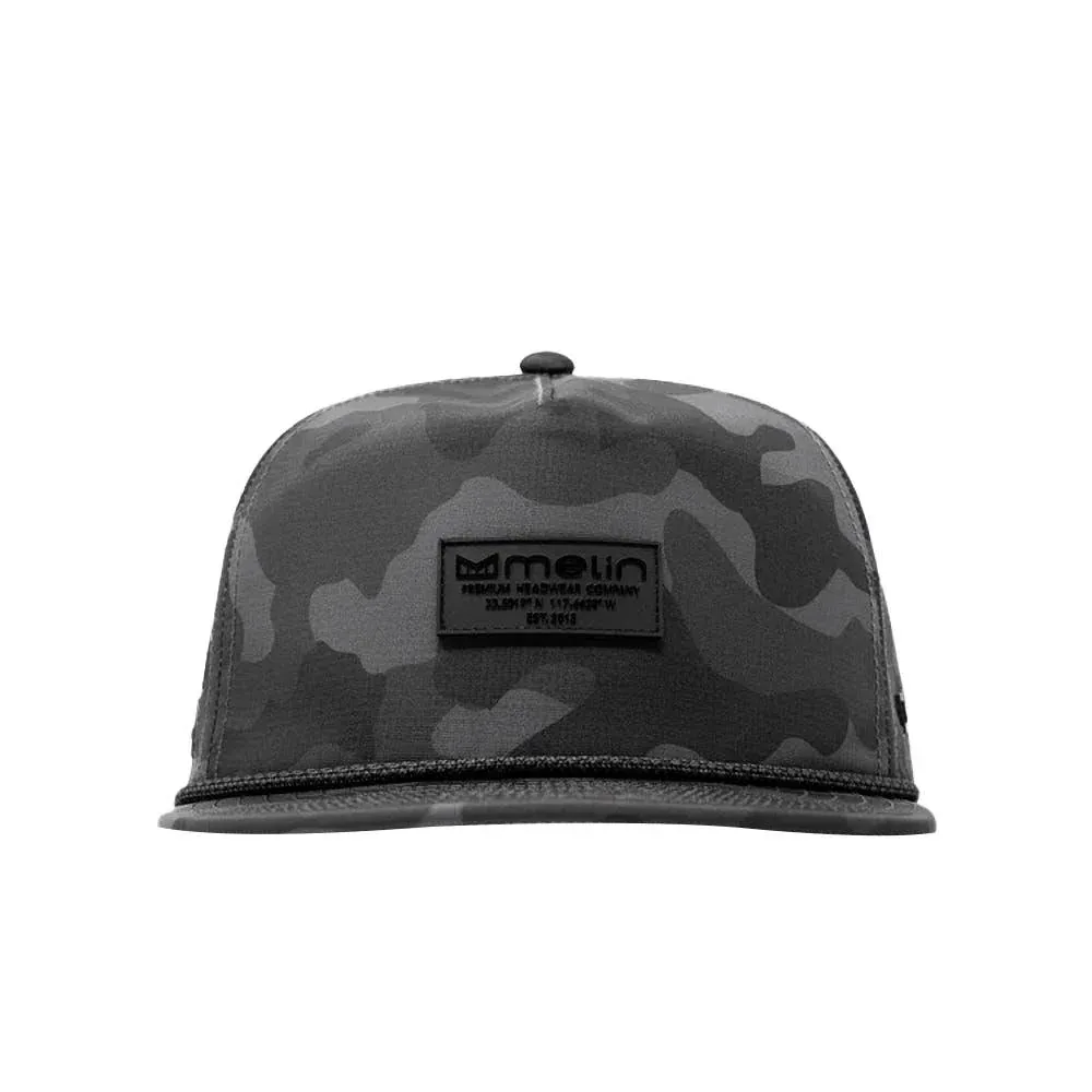 Melin Premium Headwear Black Camo Hydro Coronado Brick Cap