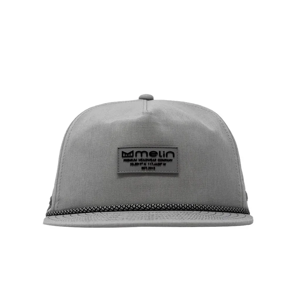 Melin Premium Headwear Grey Hydro Coronado Brick Cap