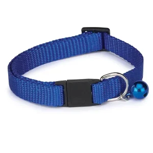 Meow Town Cat Collar 8-12In Blue