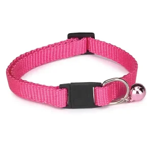 Meow Town Cat Collar 8-12In Pink