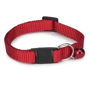 Meow Town Cat Collar 8-12In Red