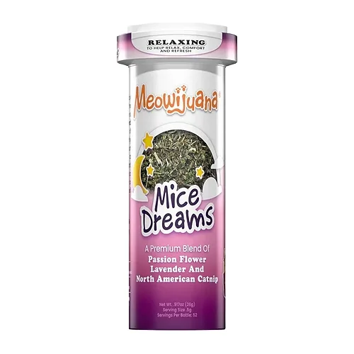 Meowijuana Mice Dreams Catnip, Passion Flower, and Lavender Blend Catnip