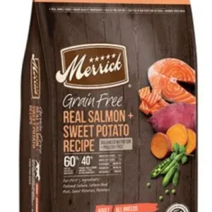 Merrick Grain Free Real Salmon and Sweet Potato Recipe Dry Dog Food