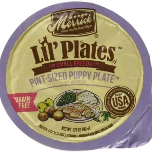Merrick Lil Plates Grain Free Pint-Sized Puppy Plate