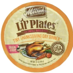 Merrick Lil Plates Grain Free Tiny Thanksgiving Day Diner
