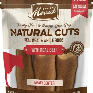 Merrick Natural Cut Beef Chew Treats Large