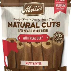 Merrick Natural Cut Beef Chew Treats Small