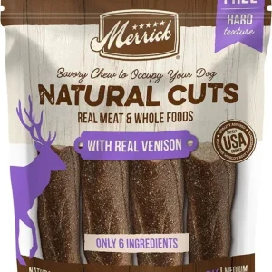 Merrick Natural Cut Venison Chew Treats Medium