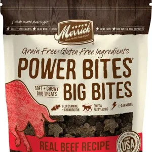 Merrick Power Bites Large Breed Big Bites Beef Recipe