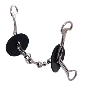 Merrill Bits Chain Dog Bone Medium Gag Bit