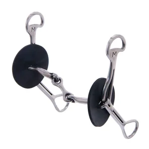 Merrill Bits Smooth Dog Bone Medium Gag Bit