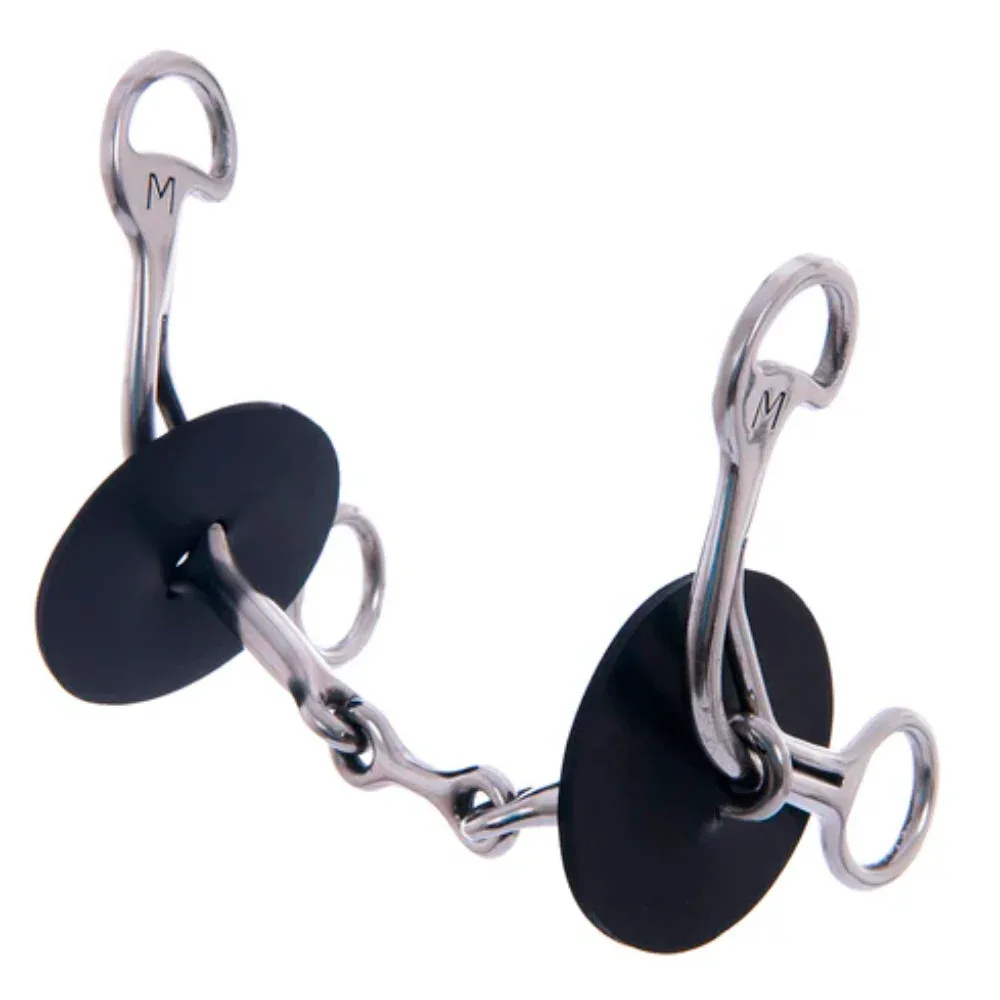 Merrill Bits Smooth Dog Bone Short Gag Bit