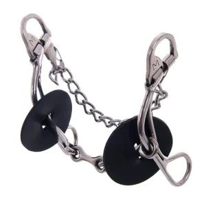 Merrill Bits Swing Top Twisted Wire Dog Bone Short Gag Bit