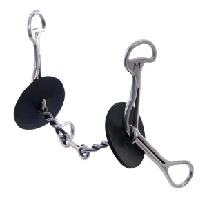 Merrill Bits Twisted Wire Dog Bone Medium Gag Bit