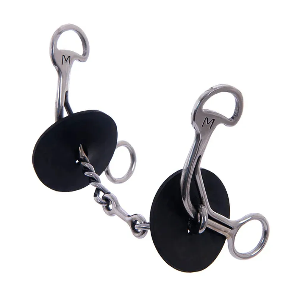 Merrill Bits Twisted Wire Dog Bone Short Gag Bit