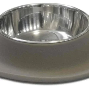 Messy Mutts Single Silicone Feeder Grey X-Large