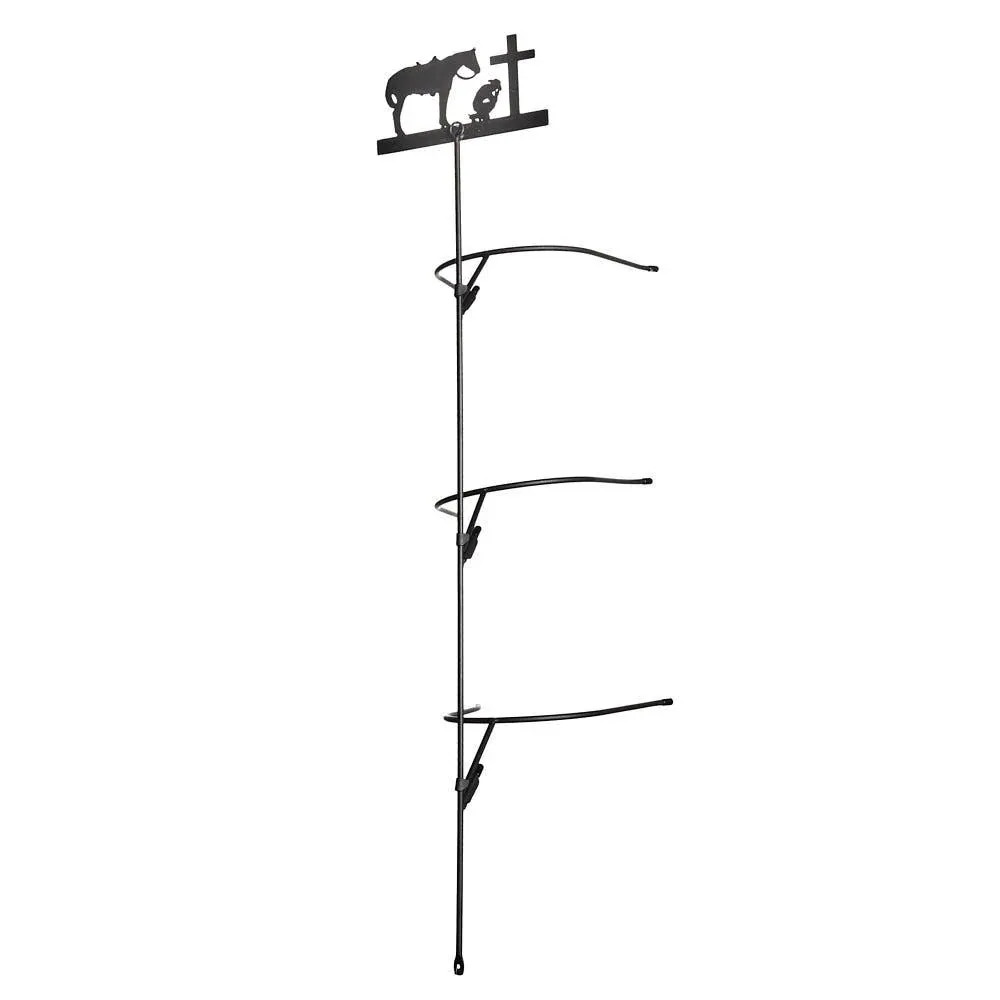 M&F Praying Cowboy 3 Tier Cowboy Hat Rack - Image 2