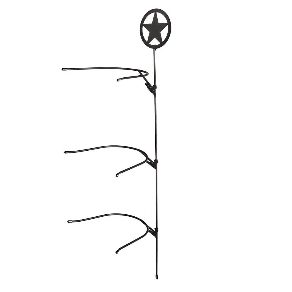 M&F Star 3 Tier Cowboy Hat Rack - Image 2