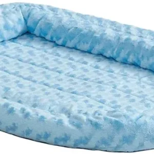 MidWest Double Bolster Pet Bed Blue
