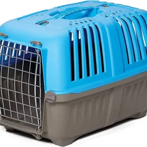 MidWest Spree Pet Carrier Blue Plastic Dog Carrier