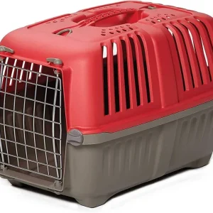 MidWest Spree Pet Carrier Red Plastic Dog Carrier