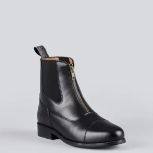Mimas Leather Paddock Boots Black