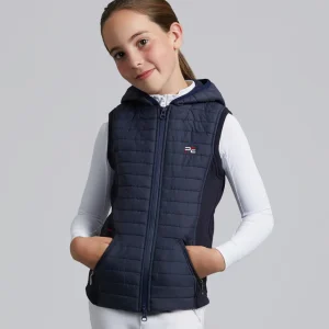 Mini Lamera Girl's Hybrid Riding Gilet Navy
