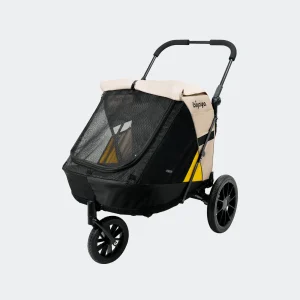 Minika 3-in-1 Pet Stroller System Foldable Dog Bicycle Trailer & Soft Crate Kennel聽