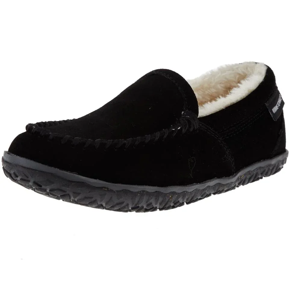 Minnetonka Women`s Tempe Black Slipper