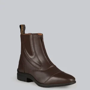 Mirano Leather Paddock Boots Brown