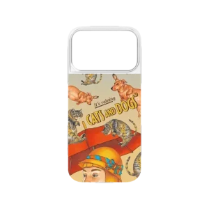 Mister Goat illustration Rainy day with cats and dogs Mod NX Backplate
