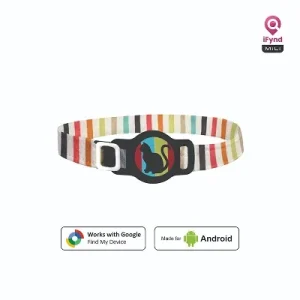 Mitag Go Anti Loss Device with Collar for Cats (Black) | Android