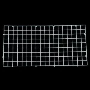 Modular White Egg Crate For Aquariums (ONE PIECE, 6" x 12" Rectangle) - Generic