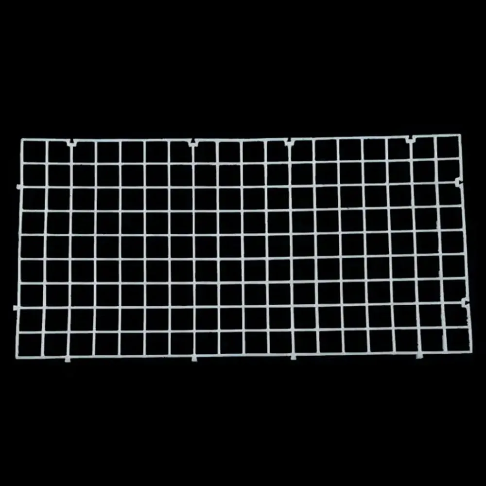 Modular White Egg Crate For Aquariums (ONE PIECE, 6" x 12" Rectangle) - Generic