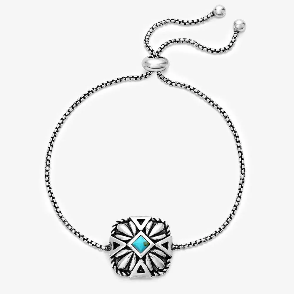 Montana Silversmiths Desert Sage Turquoise Bracelet
