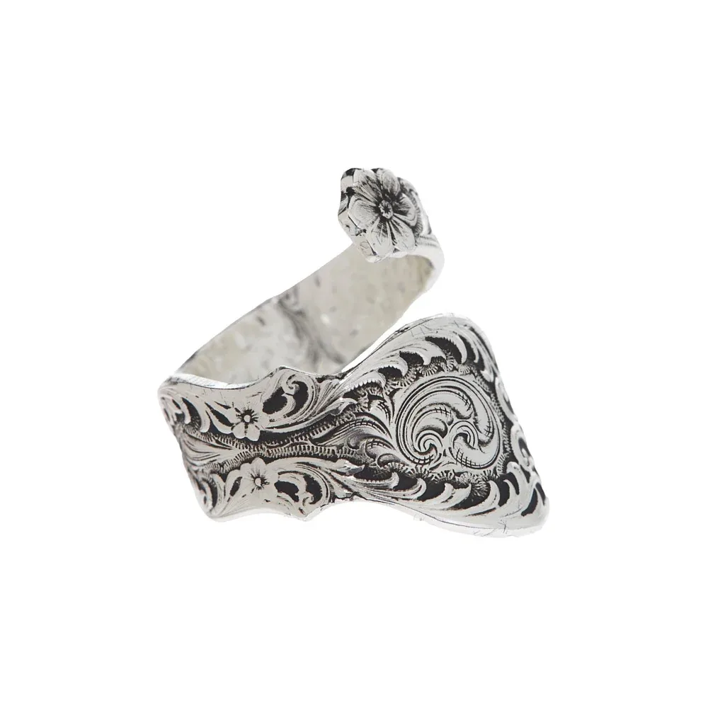 Montana Silversmiths Heirloom Treasure Spoon Ring - Image 2