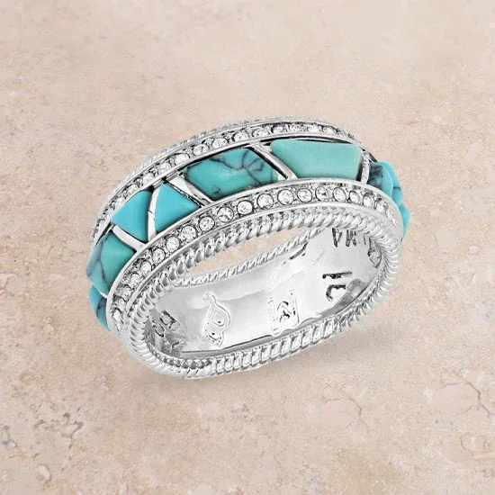 Montana Silversmiths High Noon Cobblestone Turquoise Ring