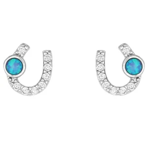 Montana Silversmiths Lightfoot Horseshoe Earrings