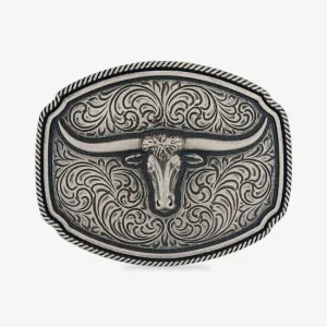 Montana Silversmiths Longhorn Soul Attitude Buckle