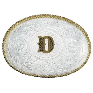 Montana Silversmiths Medium 'D' Initial Buckle