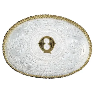Montana Silversmiths Medium 'Q' Initial Buckle