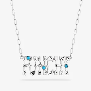 Montana Silversmiths Punchy Charm Turquoise Necklace