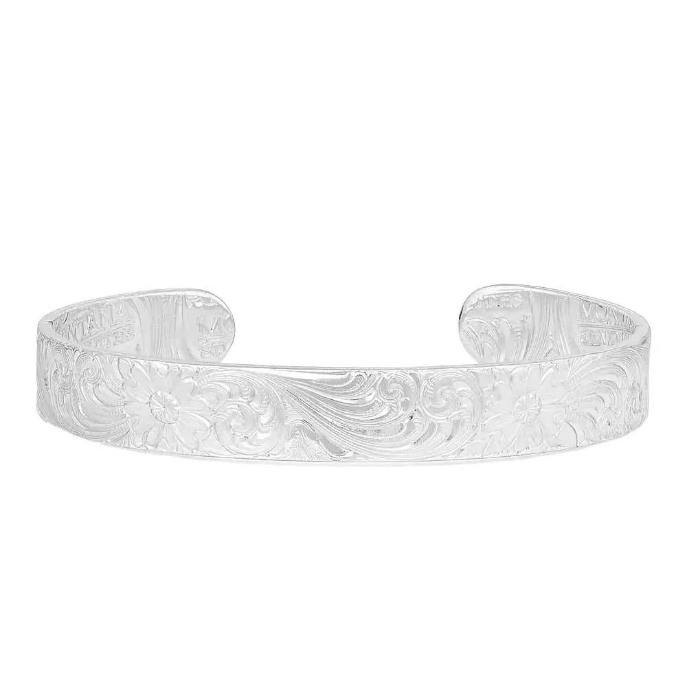 Montana Silversmiths Silver Scroll Cuff Bracelet