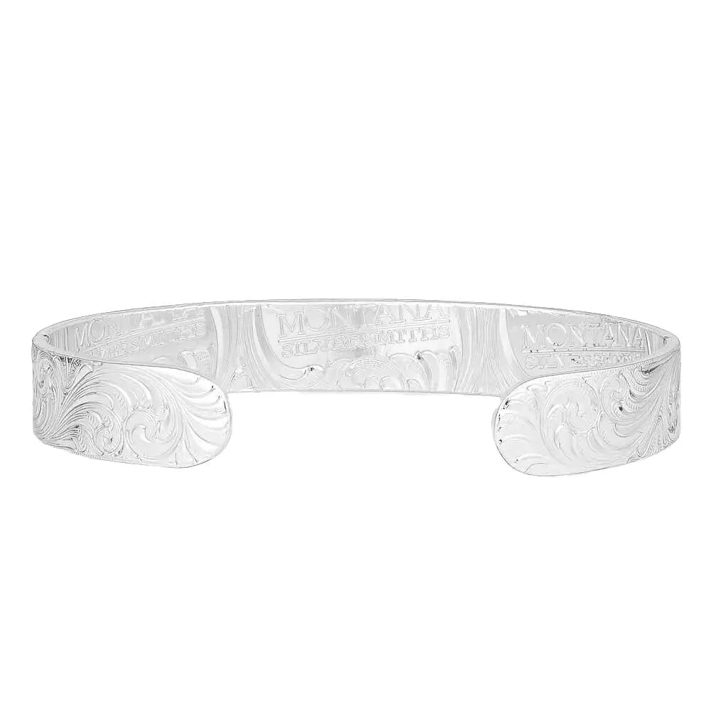 Montana Silversmiths Silver Scroll Cuff Bracelet - Image 2