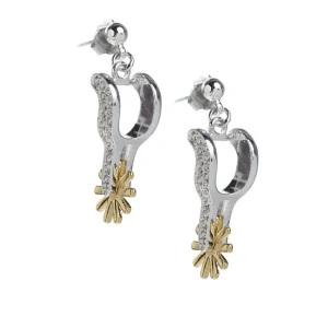 Montana Silversmiths Sparkling Spurs Earrings