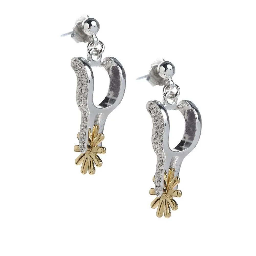 Montana Silversmiths Sparkling Spurs Earrings