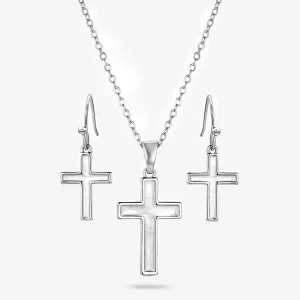 Montana Silversmiths Unwavering Devotion Cross Jewelry Set