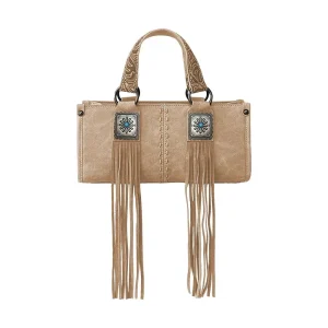Montana West ern Fringe Concho Tan Mini Bag