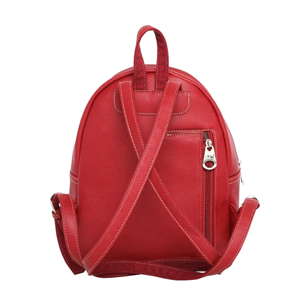 Montana West Red American Pride Concealed Carry Backpack - Image 2